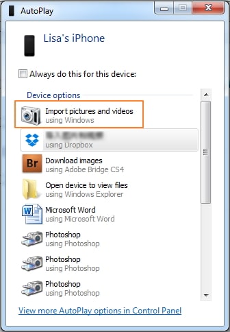 iPhone-camerarol importeren naar Windows-pc