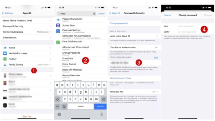 impostazioni iphone