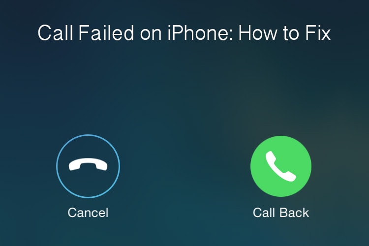 iphone通话失败