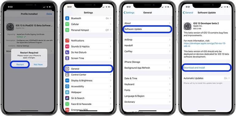 iphone 13 szoftverfrissítés