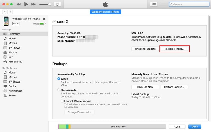 iphone卡在恢复模式：用iTunes恢复