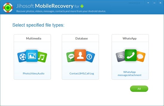 εγκαταστήστε το jihosoft ανάκτηση android