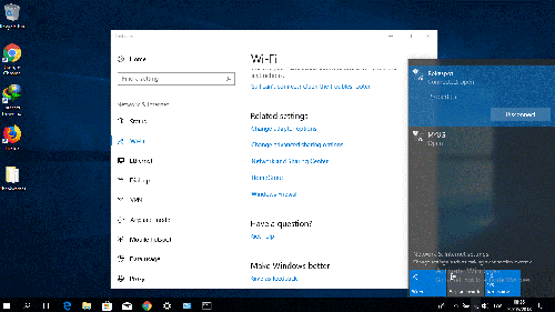 kirjoita Wi-Fi-asetukset