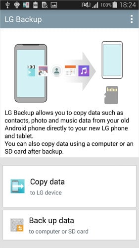 telefon till telefon överföring app-LG Backup