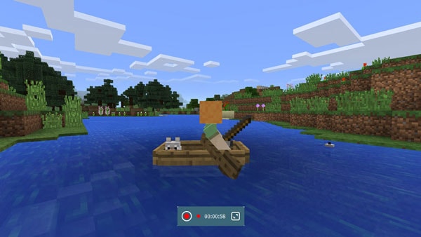 optag Minecraft fra iPhone
