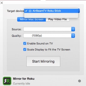 espejo mac a roku 5