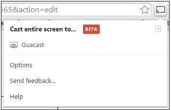 Chromecast Mirror számítógépről tévére