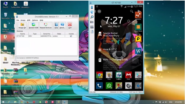 mettre en miroir votre Android sur votre PC