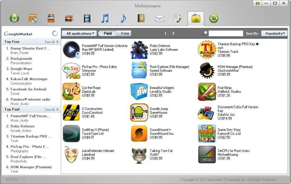 Správce plochy android ke stažení