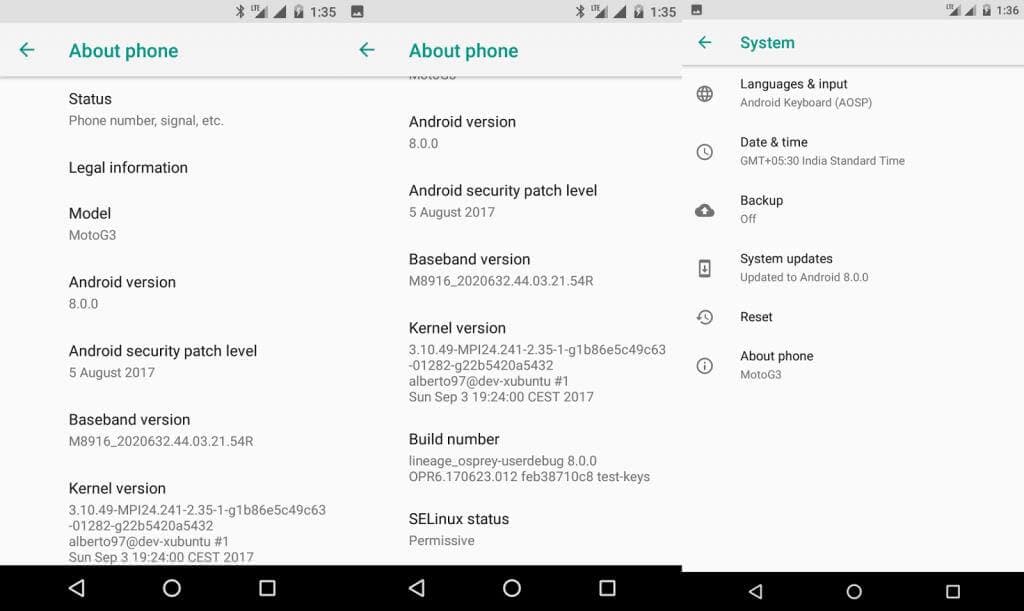перезагрузка после обновления moto android oreo