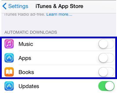 iTunes & App Store-instellingen