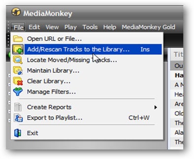 MediaMonkey-1 ile PC