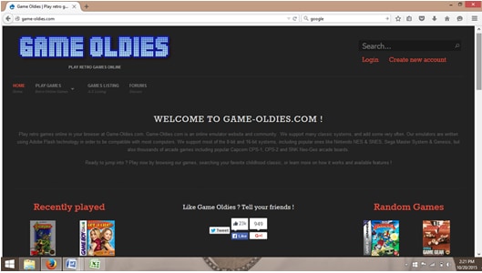 online emulátory - staré hry