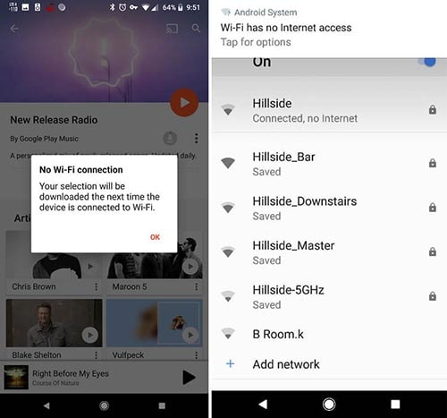 Android Oreo-oppdatering - wifi-problem