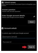 Samsung Passwortwiederherstellung