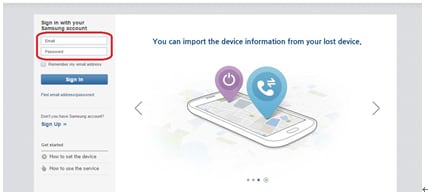 Samsung Passwortwiederherstellung