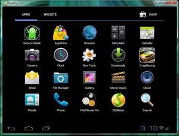 Android emulátor Android tükör PC-hez mac Windows Linux-Windroy 2