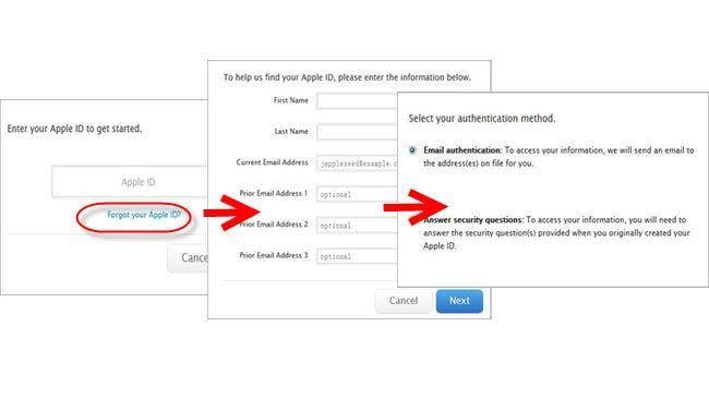 come recuperare la password icloud