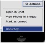 récupérer un message facebook supprimé