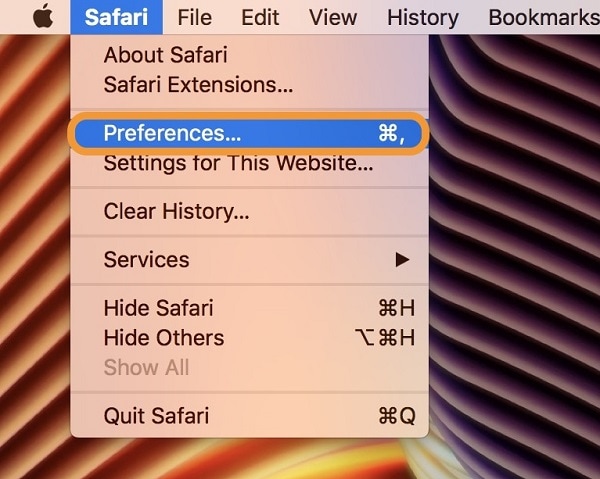 safari-voorkeuren mac