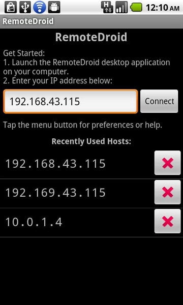aplikace správce plochy pro android