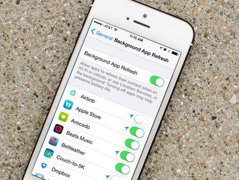 重置iphone電池-關閉後台應用刷新