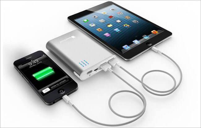重置 iphone 電池 - 保持外部電池在手邊