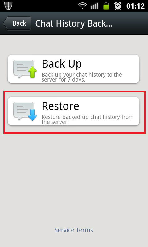オンラインバックアップからwechatメッセージを回復する