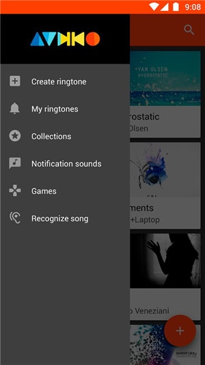 Приложения для рингтонов для Android-Audiko Ringtones