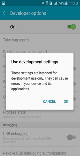 habilitar a depuração usb no s5 s6 - etapa 5