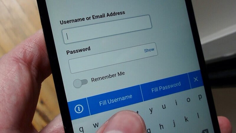 salva la password sul telefono
