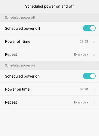 mise sous tension programmée d
