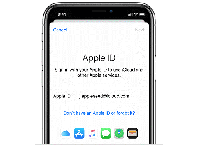 Återställ ditt Apple-ID