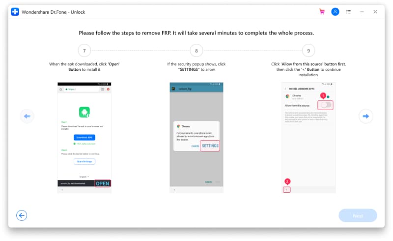 屏幕解鎖谷歌帳戶frp去除android7/8