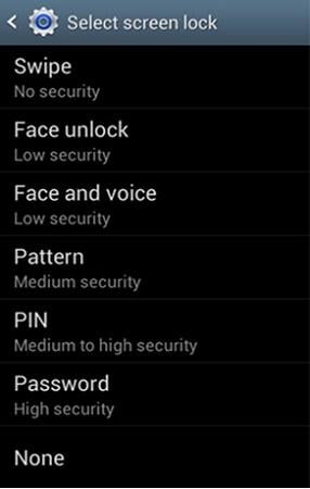 pino de backup para samsung