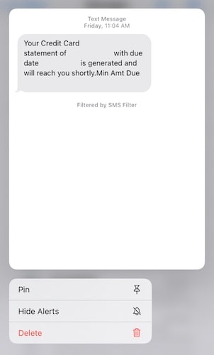 gesprek verwijderen in iOS