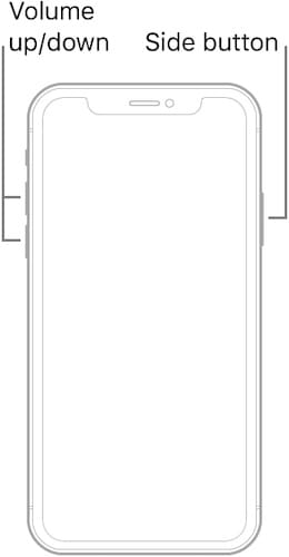 iPhone 13 上的按钮命名法