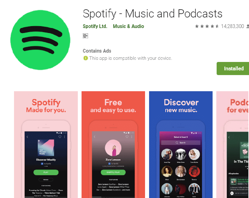 spotify 停止 - 重新安装应用程序