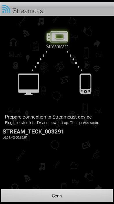 aplicación de miracast-streamcast miracast