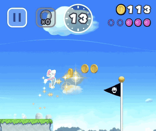super mario run spin twist