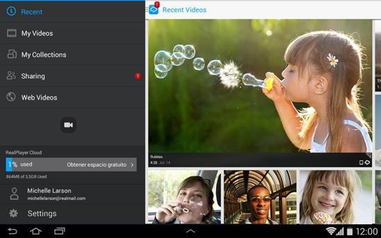 Video aplikace Samsung