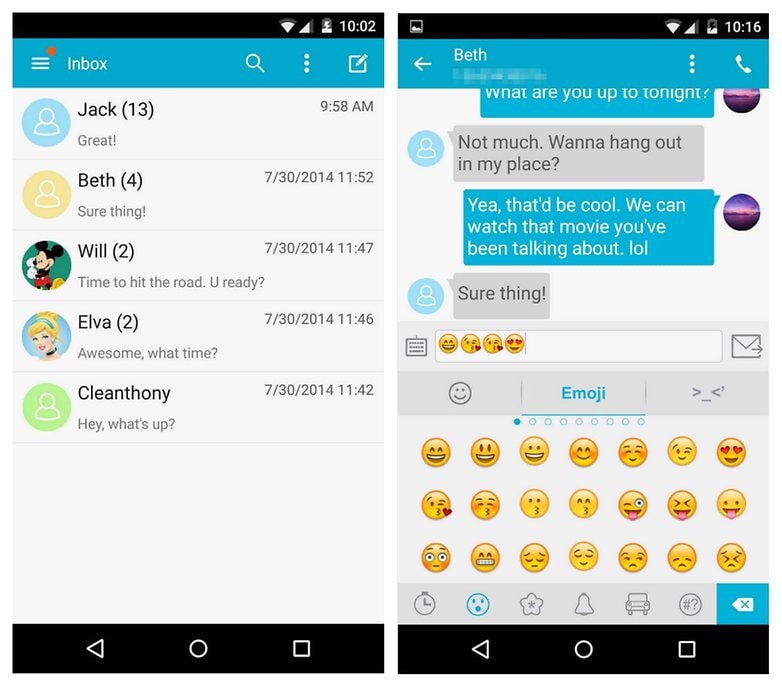 Topp 13 bästa SMS-appar för Android-enheter