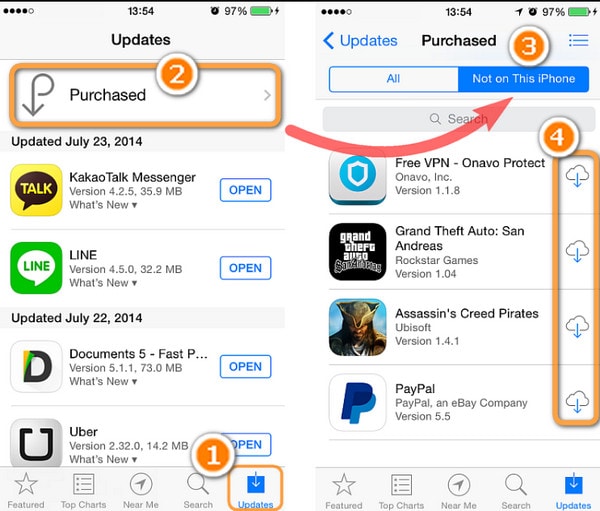 Come trasferire app su iPhone 8