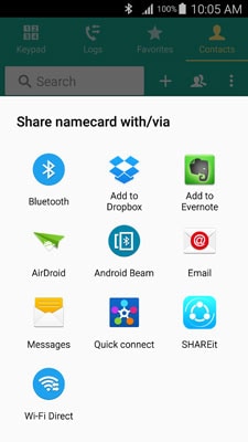 連絡先をSamsungからSamsungに転送-連絡先をSamsungからSamsungに転送-ステップ9の画像