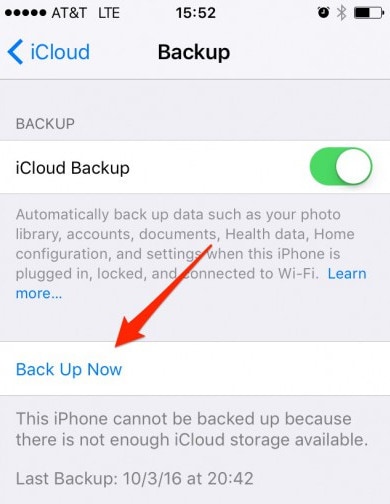 zet alles over van iPhone 5s naar iPhone 8 met iCloud