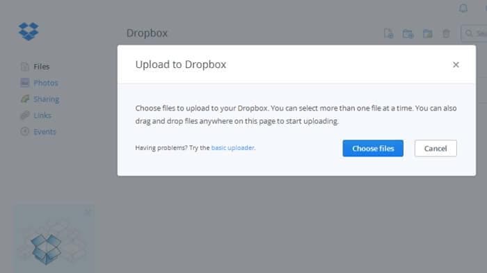 Gebruik Dropbox om foto