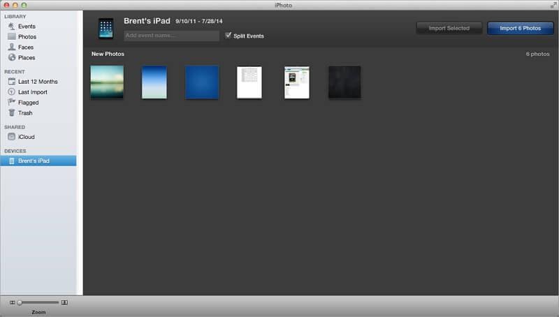 overføre bilder fra ipad til mac uten verktøy