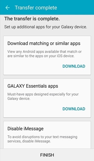 hoe iPhone over te zetten naar Galaxy Note 8/S20