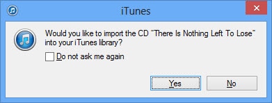 trasferire musica da iPhone a iPod - utilizzando cd passaggio 1
