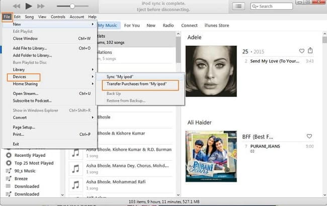 Hoe muziek van iPod naar nieuwe computer over te zetten zonder gegevens te verliezen